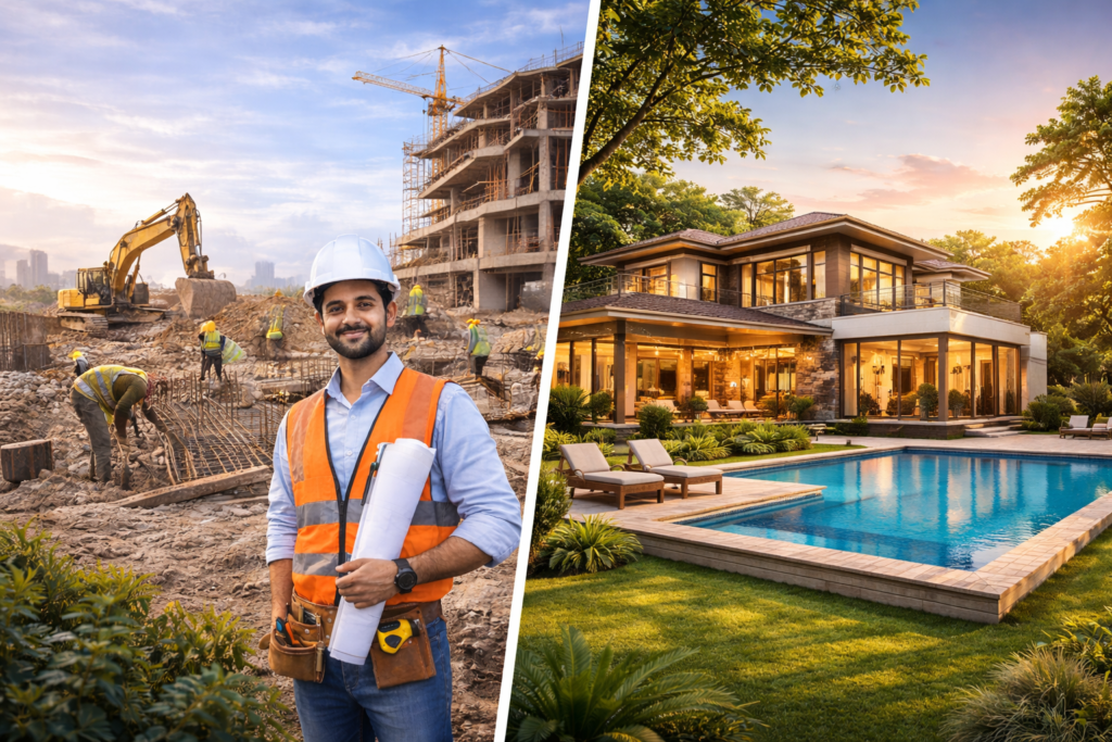 Best Construction Company in Delhi for Hospitals & Farmhouses