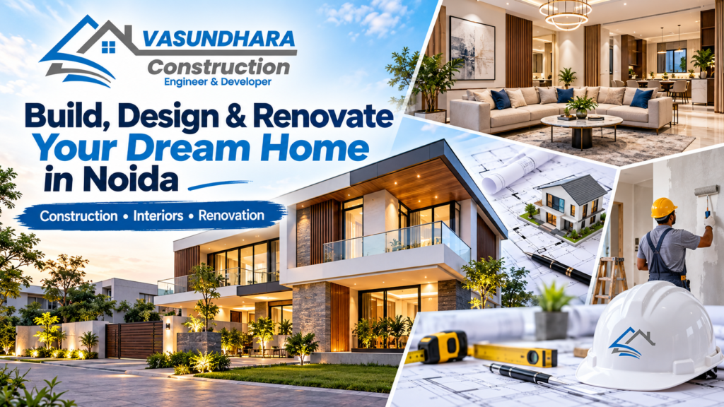 Vasundhara Construction home builder, interior design and home renovation services in Noida