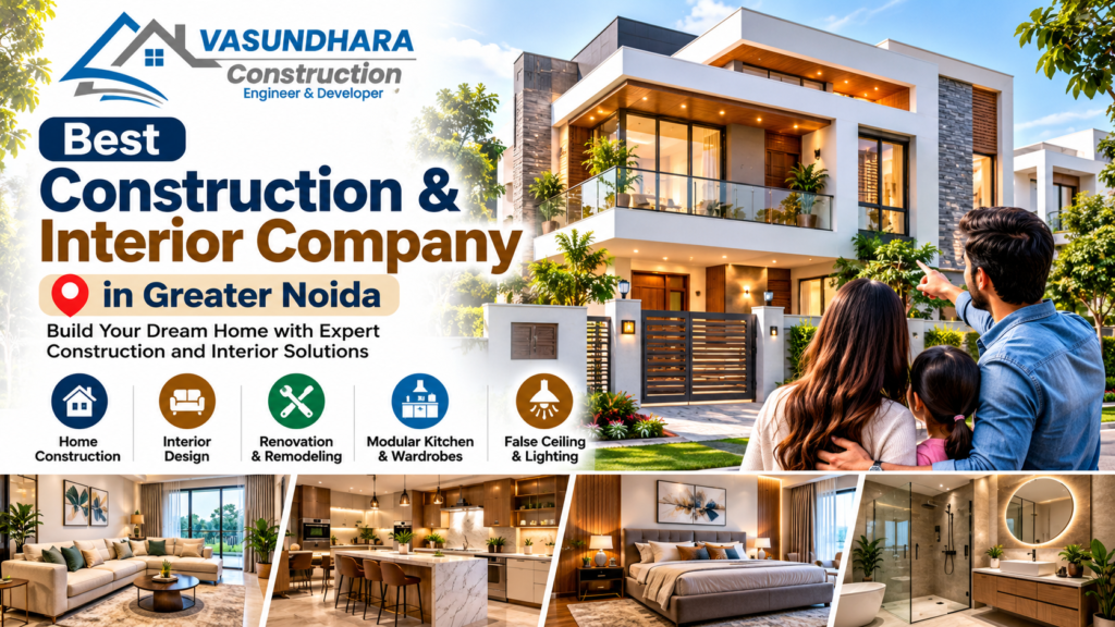 Best Construction and Interior Company in Greater Noida by Vasundhara Construction